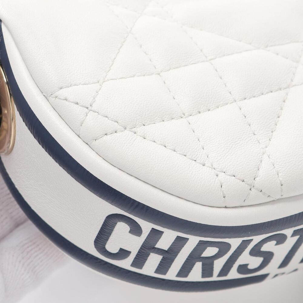 Dior Vibe Shoulder Bag Leather White Navy Blue bulk purchases - Picture 8 of 8